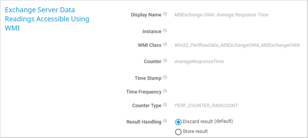 Exchange Server Data Readings Accessible Using WMI